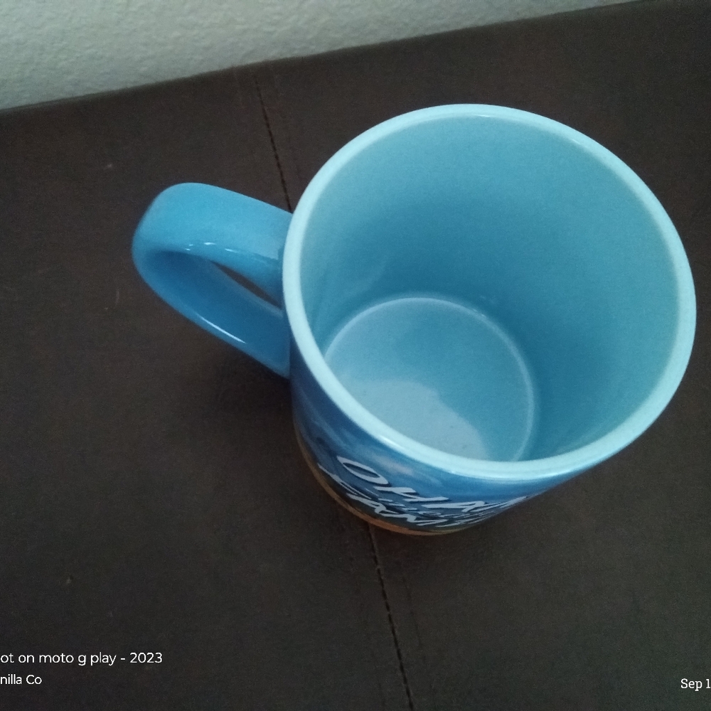 Disney Women's/Men's Lilo and Stitch Ohana Means Family Ceramic Coffee Mug Blue - Picture 2 of 4